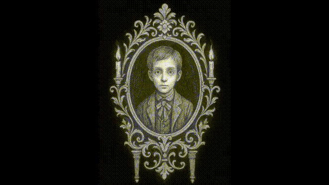 The Neston and Parkgate Ghost Walk — animated projection of Henry